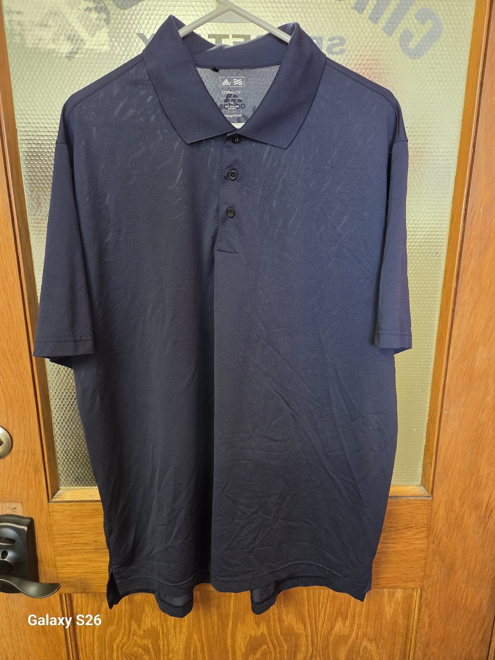 Adidas Men's Navy Polo Performance Shirt